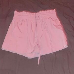 No Boundaries Pink High Waist Shorts